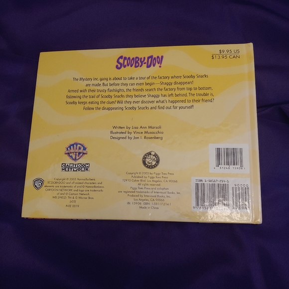 SCOOBY-DOO glow in dark book - Picture 4 of 4